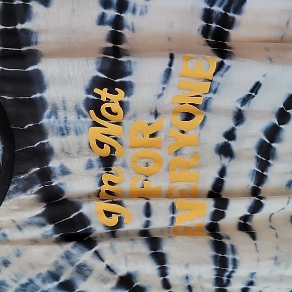 Tie-Dye Graphic Tee- Im Not For Everyone - Picture 5 of 6